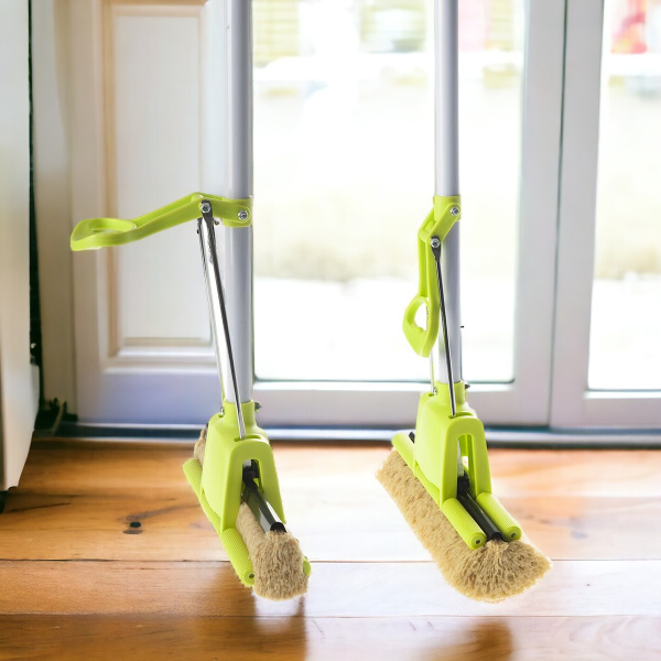 Швабра отжимная "Чудо-спонж", рукоятка цельная 115 см, насадка: 27*9,5*7 см, HOME QUEEN